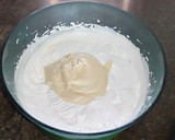 மோனோகிராம் க்ரீம் சீஸ் ப்ரூட் கேக்(MONOGRAM CHEESE CAKE RECIPE I ரெசிபி ஸ்டேப் 6 புகைப்படம்