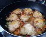 Foto del paso 6 de la receta: Pollo con salsa y verduras