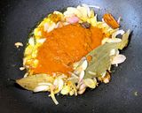 A picture of step 4 of Tomato Chicken (lunch special).