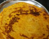 A picture of step 3 of Besan ke cheele ka raita.