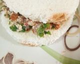 A picture of step 4 of Paneer sandwich.