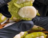 A picture of step 13 of Pea-Shaped Steamed Buns(豆荚馒头）.