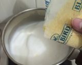 A picture of step 1 of No bake pudding cake.