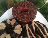 Foto langkah ke 4 dari resep Donat Buah Naga.