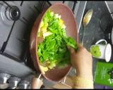 A picture of step 10 of Saag Aloo (spinach & patato curry.