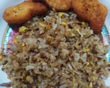 Foto langkah ke 3 dari resep Nasi Goreng dengan Bumbu Dasar.