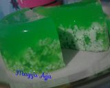 Foto langkah ke 5 dari resep Puding Lumut Tanpa Daun Pandan...ttep Enak.
