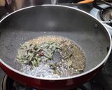 A picture of step 3 of Beans cooked with flavoured dal (Beans paruppu usli).