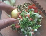 A picture of step 2 of Sprout Salad.