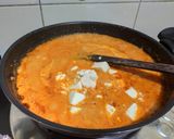 A picture of step 6 of Instant paneer butter masala.
