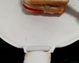 A picture of step 5 of Vegetable cheese sandwich for kids.
