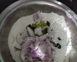 A picture of step 2 of Brown Rice flour Mysore Bondas.