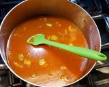 A picture of step 8 of Creamy Red Thai Curry Squash Soup.