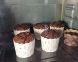 Foto langkah ke 5 dari resep Muffin Cokelat Gluten Free.