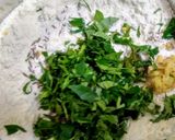 A picture of step 1 of Red rava dosa.