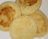 A picture of step 2 of Breakfast gluten free samolina pancakes #Author marathon.