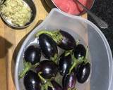 Brinjal curry in tomato gravy recipe step 1 photo