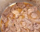 A picture of step 2 of Nigerian Picadillo.