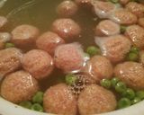 Gluténmentes zöldborsó leves májgombóc levesbetéttel recept fázis 5 fotója
