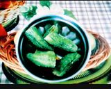 A picture of step 1 of Healthy tasty bharava bitter gourd sabji.