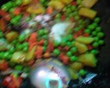 वेज पुलाव (Veg pulao recipe in Hindi) रेसिपी चरण 3 फोटो