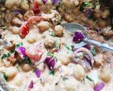 A picture of step 10 of Sizzling hot katori chaat.