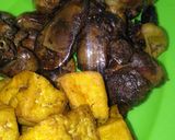 Foto langkah ke 4 dari resep Ati ampela tahu goreng.