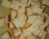 Crispy bread squares grilled with hummus recipe step 1 photo