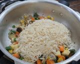 A picture of step 6 of One-Pot Vegetable Pulao in Pressure Cooker.