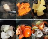 A picture of step 1 of "Chicken Soup with Potato"🐔🥔🥕🍅🧅🥣.