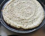 A picture of step 5 of Bajra moong urad dal masala dosa and sambhar.