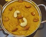 A picture of step 5 of Mango rava halwa today's special sweet for jaganath Puri festival.