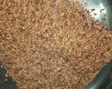 A picture of step 3 of Tempting flavor ingredient fried Cumin seeds.
