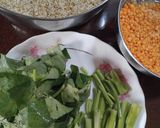 A picture of step 1 of Water Spinach Dalia.