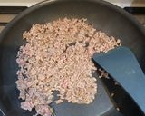 A picture of step 1 of Cheesy Beef Macaroni Casserole.