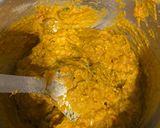 A picture of step 2 of Wrap & kebab from leftover bhaji.