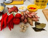 Foto langkah ke 1 dari resep Sambal goreng kentang hati sapi dan petai (Resep No.114).