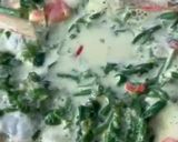 Gambar langkah 4 resipi Masak lemak cili api pucuk paku & udang.