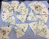 A picture of step 2 of Healthy homemade tortilla chips.