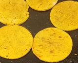 A picture of step 3 of Cornmeal Biscuit Masala Bhakri.