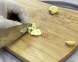 A picture of step 2 of Eggs with Croutons.