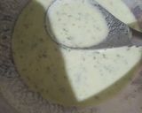 A picture of step 2 of Samosa phulki chaat.