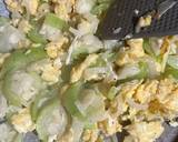絲瓜洋蔥蛋食譜步驟3照片