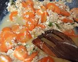 Foto langkah ke 4 dari resep Tumis sawi putih wortel dan orak arik telur.