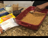 A picture of step 2 of 7 layer bar.