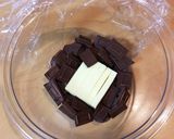A picture of step 1 of Cup-Style Gateau au Chocolat for Valentine's Day.