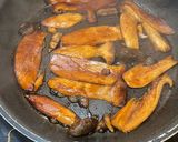 Foto langkah ke 3 dari resep King Oyster Mushroom Teriyaki.
