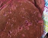 A picture of step 5 of Beetroot pancake.
