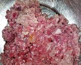 A picture of step 1 of Gola kabab Masala.