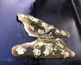 Une image de l'étape 5 de Filets de bar marinés ail et molokhia (cuisson à la plancha).